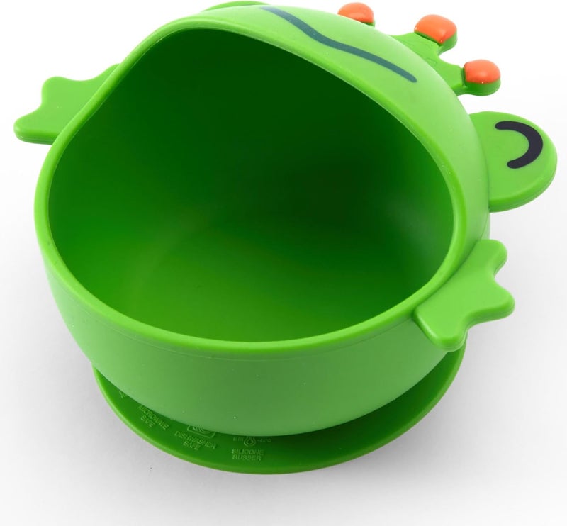 MRPR Hop & Snack Silicone Frog Bowl – Silicone Suction Bowl for Toddlers – BPA-Free, Microwave & Dishwasher Safe – Spill-Resistant, Travel-Friendly - Image 1